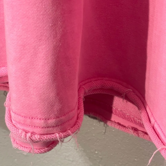 AnnieWear Mineral Washed Johnny Collar Short Sleeve Dress - Size L - Picture 4 of 6